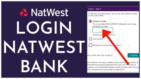 Log in to NatWest Online Banking.
